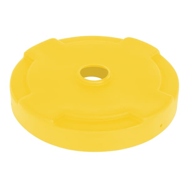 DRUM RECYCLING LID 55 GAL DRUM YELLOW